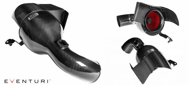 EVENTURI BMW B58 M140I, M240I, M340I BLACK CARBON INTAKE