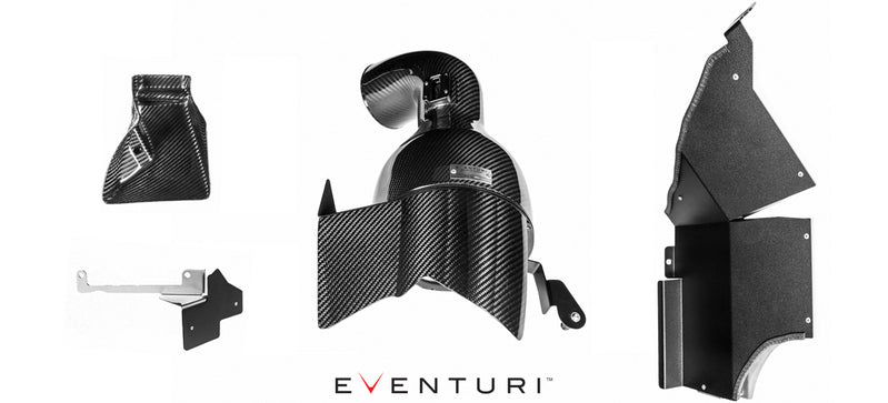 EVENTURI BMW B58 M140I, M240I, M340I BLACK CARBON INTAKE