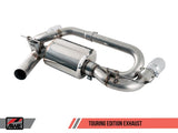 AWE TOURING EDITION AXLE-BACK EXHAUST FOR BMW F22 M235I / M240I - CHROME SILVER TIPS (90MM)