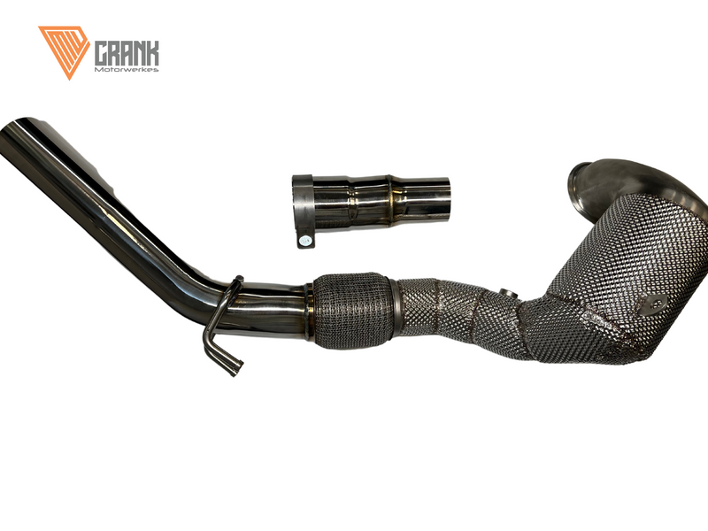 CMW 3.5" Catless DOWNPIPE VW GOLF MK7 MK7.5 R AUDI A3 S3 8V TT TTS 8S 8S 1.8T / 2.0T EA888