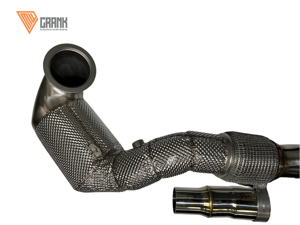 CMW 3.5" Catless DOWNPIPE VW GOLF MK7 MK7.5 R AUDI A3 S3 8V TT TTS 8S 8S 1.8T / 2.0T EA888