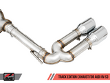 AWE TRACK EDITION EXHAUST FOR AUDI 8V S3 - 102MM WITH VALVE SIMULATORS