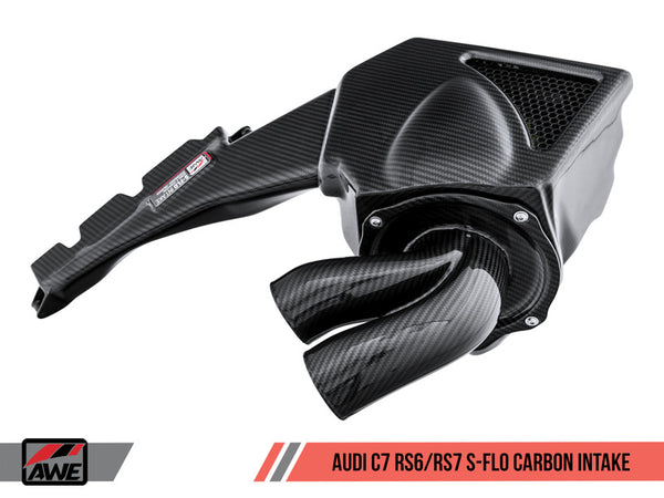 AWE S-FLO CARBON INTAKE FOR AUDI C7 RS 6 / RS 7 4.0T - CARB EO #D-832