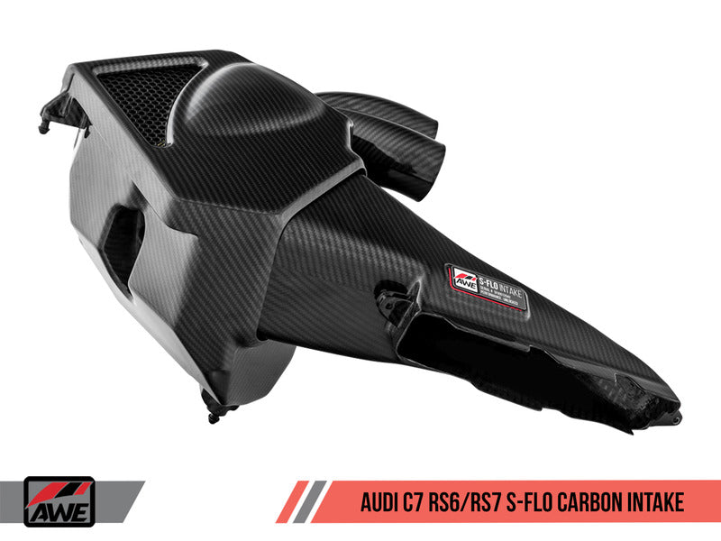 AWE S-FLO CARBON INTAKE FOR AUDI C7 RS 6 / RS 7 4.0T - CARB EO #D-832