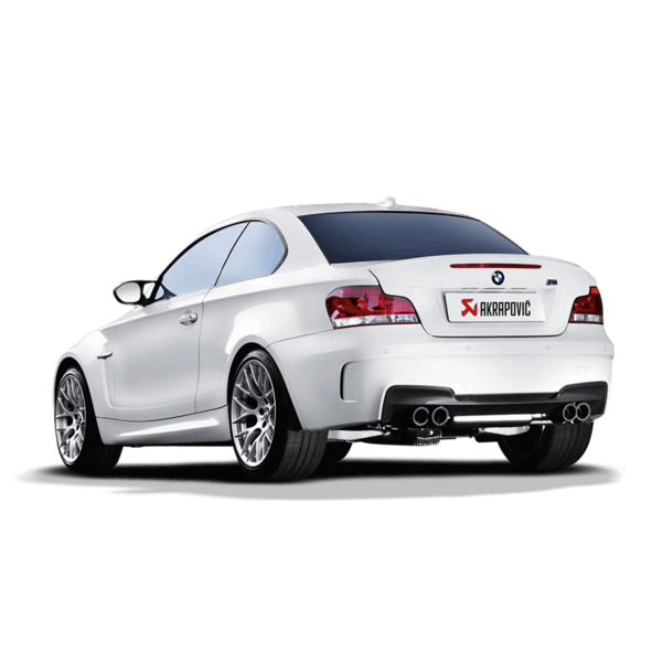 AKRAPOVIC SLIP-ON LINE (TITANIUM) FOR BMW 1M WITH CARBON TAILPIPES