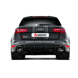 AKRAPOVIC EVOLUTION LINE (TITANIUM) FOR AUDI RS6 AVANT