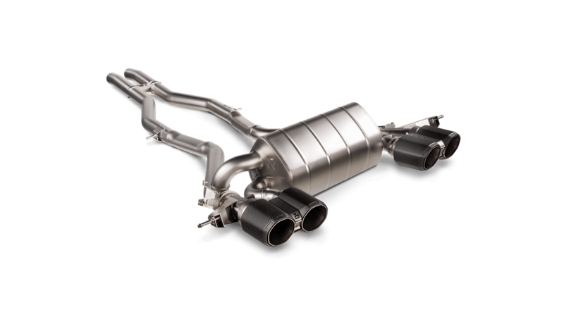 AKRAPOVIC BMW G80 M3 / G82 M4 SLIP-ON LINE EXHAUST WITH CARBON TAILPIPES