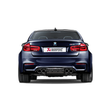 AKRAPOVIC REAR CARBON FIBRE DIFFUSER - GLOSS - BMW F8X M3 /M4