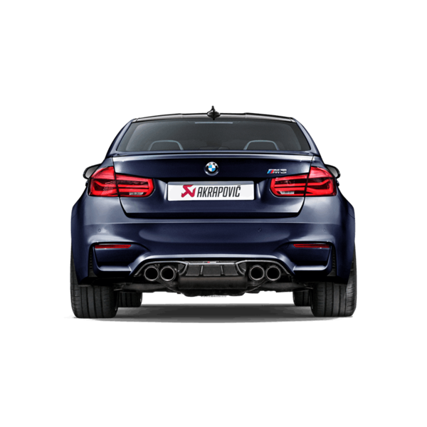 AKRAPOVIC REAR CARBON FIBRE DIFFUSER - GLOSS - BMW F8X M3 /M4