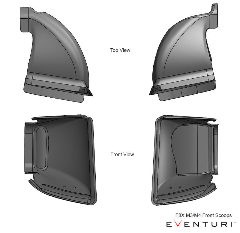 BMW F8X M3/M4 CARBON SCOOP SET