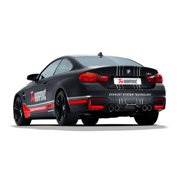 AKRAPOVIC TITANIUM EVOLUTION SYSTEM FOR M3 AND M4 (F80 AND F82) WITH CARBON TAIL PIPES