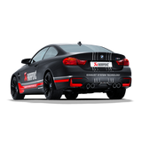 AKRAPOVIC TITANIUM SLIP ON SYSTEM FOR M3 AND M4 (F80 AND F82) WITH CARBON TAIL PIPES