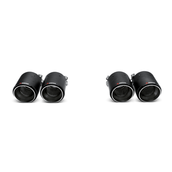 AKRAPOVIC TITANIUM SLIP ON SYSTEM FOR M3 AND M4 (F80 AND F82) WITH TITANIUM TAIL PIPES