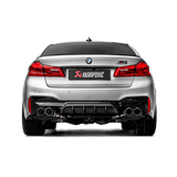 AKRAPOVIC SLIP ON LINE (TITANIUM) - BMW F90 M5 OPF WITH CARBON TAILPIPES